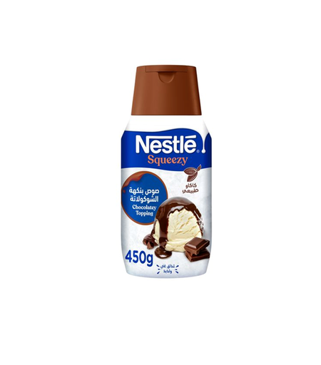 [1740-00397] NESTLE SQUEEZY CHOCOLATE BOTTLE 450GM 