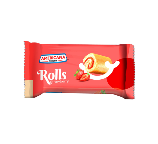 [2143-00092] AMERICANA S/MINI ROLLS STRAWBERRY 20GM