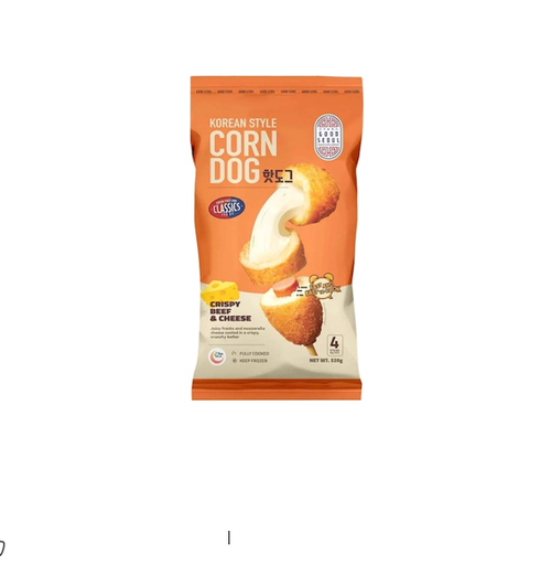 [G40-014] KOREAN STYLE CORN DOG CRISPY BEEF CHEESE 320GM 