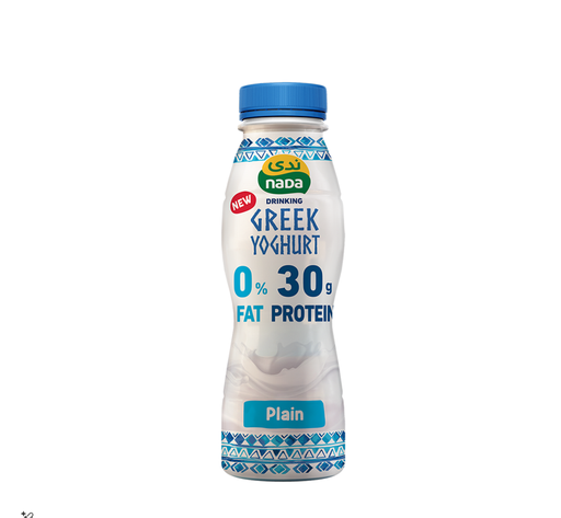 [1522] NADA GREEK DRINK YOGHURT PLAIN 0%FAT 30GM PROTEIN
