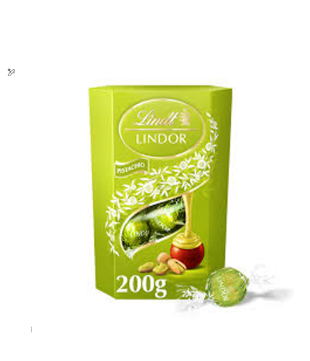 [LIND0245] LINDT LINDOR PISTACHIO CHOCOLATE CORNET 200GM