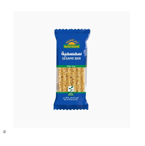 [3320276] NATURELAND SESAME BAR HONEY ORGANIC 25GM