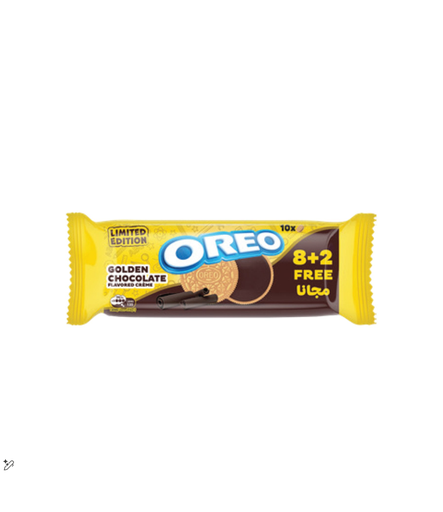 [NSA452] OREO GOLDEN CHOCOLATE BISCUIT 8+2FREE 92GM 