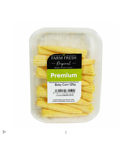 BABY CORN PKT 125GM III