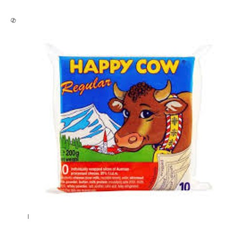 [2206-00002] HAPPY COW CHEESE REGULAR PORTION 240GM