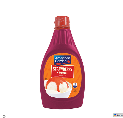 [CGL06300] AMERICAN GARDEN STRAWBERRY SYRUP 680G