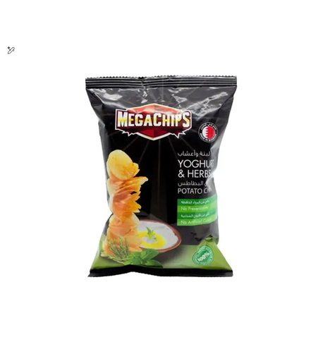 MEGA CHIPS YOUGURT HERBS 40GM 